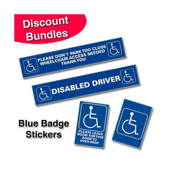 Blue Badge Sticker Bundle - Pie Guides