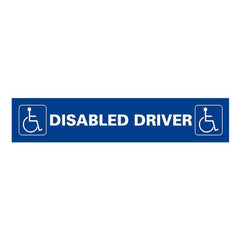 Disabled Driver Sticker - Pie Guides